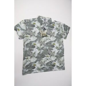 Retro Rifle The Rooster Polo Shirt 3XL Gray Bird Tactical Performance Casual